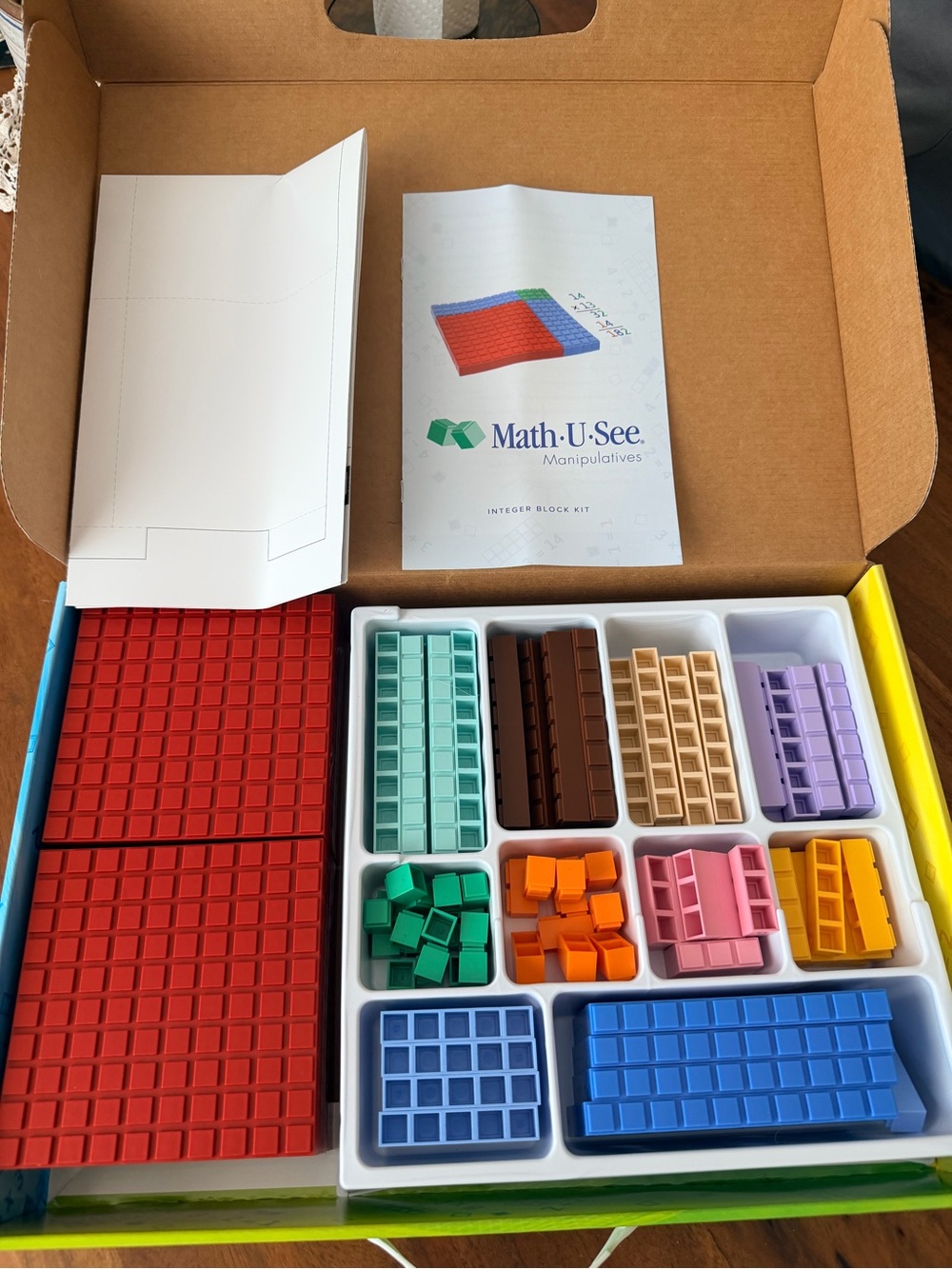 MATH-U-SEE INTEGER MANIPULATIVE KIT BRAND NEW FOR ALL MATH LEVELS